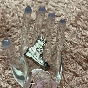 Combat boot necklace pendant